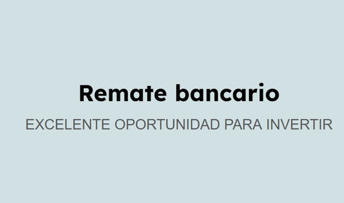 Bello Y Amplio Departamento En Remate, Excelente Ubicación!