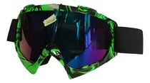 Comprar Antiparras  Espejada Enduro Motocross Verde  Rpm-1240