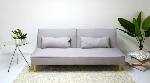 Futon Sofa Cama Ben Madera Sofa 3 Cuerpos 1 Plaza
