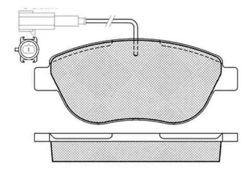 Pastilla De Freno Fiat Punto 1.4 T - Abarth 09/ Delantera