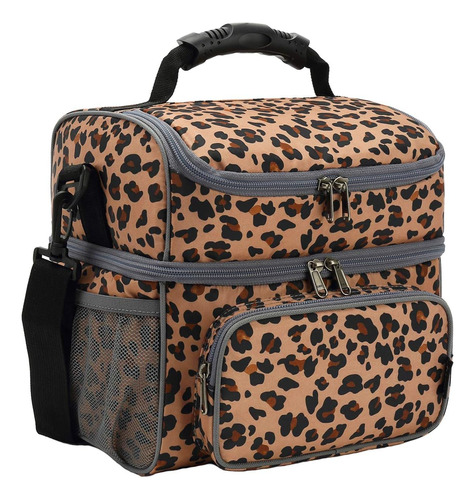 Bolsa Lanchera Flowfly Leopardo