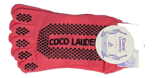 Un Par, Calcetines De Yoga Antideslizantes Absorben El Sudor