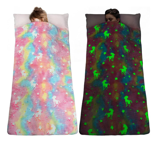 Kids Sleeping Bags, Glowpulgadathe Dark Sleeping Bag For Kid