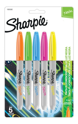 Sharpie Fino Neon X5