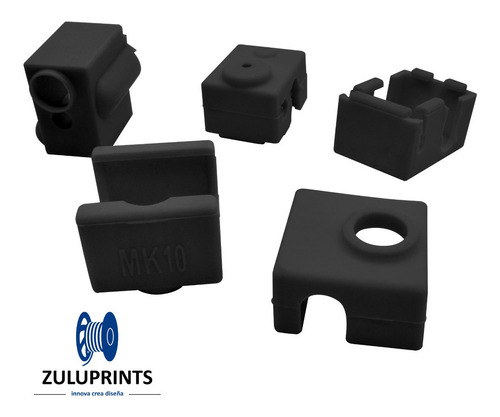 Aislante Hotend Extrusor Silicona Bloque Volcano Mk8 V6