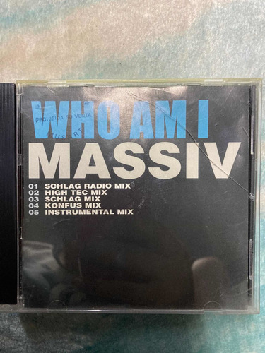 Massiv Who Am I Single Discos Musart De Colección Impecable (Usado)
