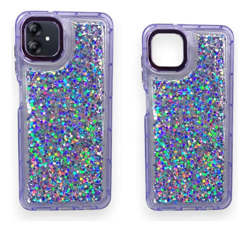 Capa Capinha Case Glitter Compatível P/samsung Galaxy A04