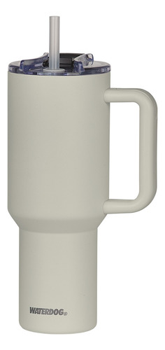 Vaso Térmico Waterdog Cold 1200ml Hermético Sorbete Beige Beige Cold