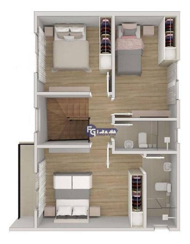 Imagem 6 de 30 de Sobrado Com 3 Dormitórios À Venda, 125 M² Por R$ 419.900,00 - Pinheirinho - Curitiba/pr - So0113