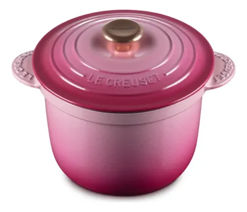 Panela Le Creuset De Arroz Every Sem Tampa Rosa Berry 20cm