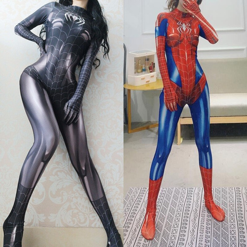 Mujer Sexy De Cosplay De Spiderman.