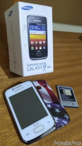 Celular Unico Dono Samsung Galaxy Y Young Duos Branco Caixa