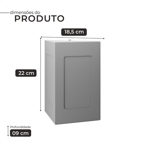 22 Arandela Triangular Em Alumínio E Vidro Externa Interna
