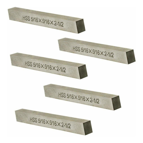 5 Pieza 16  X 2-1 2  Hss Cuadrado Herramienta Bit Lathe Fly