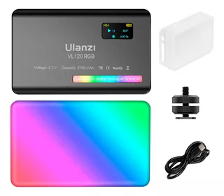 Luz Led Rgb Difuminado Ulanzi Vl120 Para Video Fotografía