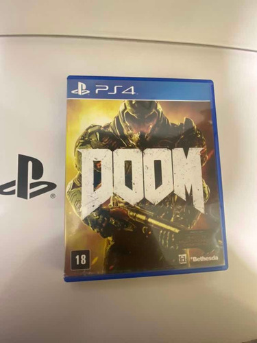 Doom Ps4 Midia Fisica - Seminovo - Em Português (2016)