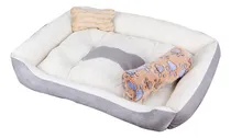 Comprar Cama Para Mascotas Perros Gatos Con Juguete Hueso Y Frazada
