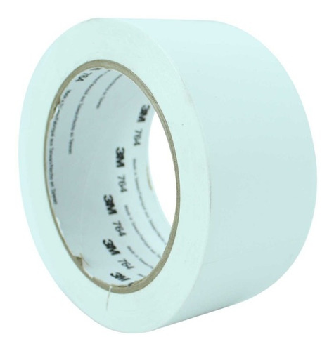 Cinta Vinil Señalización 3m 764 Blanco 51 Mm 20400300