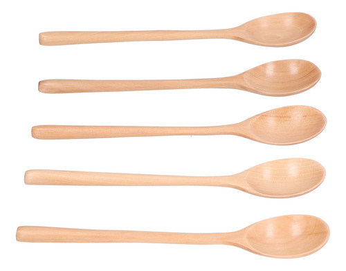 Cuchara De Comida, Mango Largo, 5 Unidades, Para Mezclar Arr