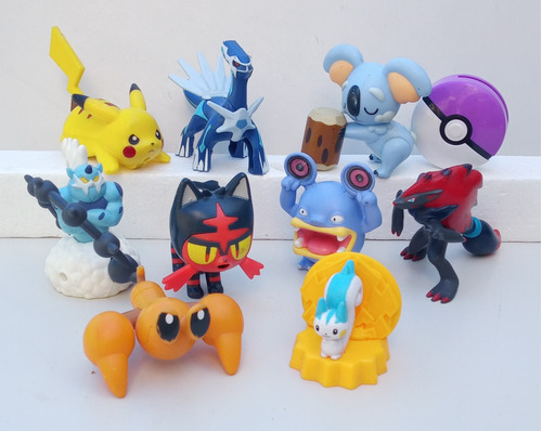 Pokemon Juguetes Mcdonalds Coleccion Lote X 10 Usad