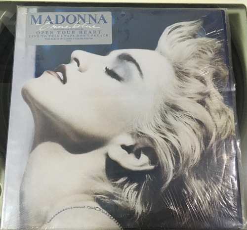 Madonna - True Blue - Lp Vinilo - Made In Usa 1986 1era Edic