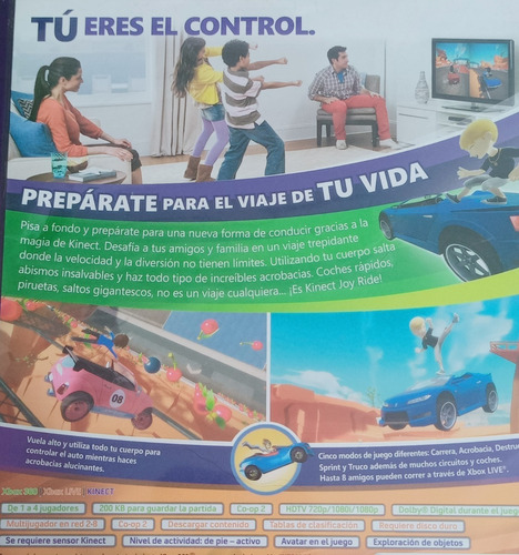 Kinect Joy Ride Para Xbox 360 (Usado)