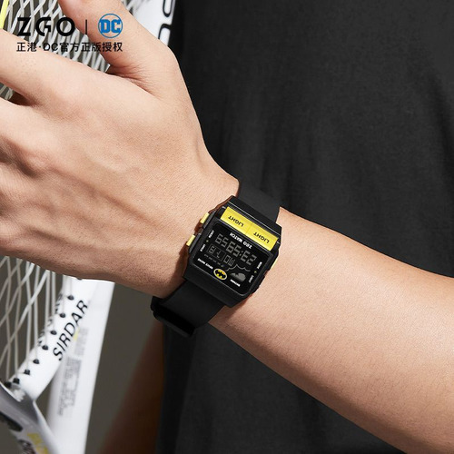 Reloj Electrónico Batman Ligero E Impermeable Para Jóvenes