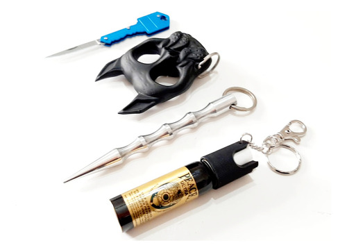 Llavero Defensa Personal Mujer Kubotan Bad Kit Key Security