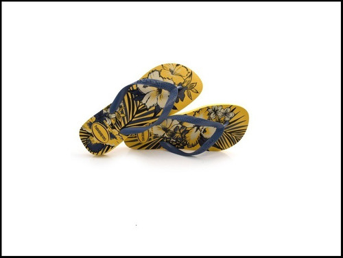 Imagem 1 de 4 de Chinelo Havaianas Aloha Mostarda Tamanho 37/38