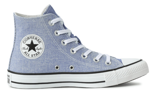 Tênis Converse All Star Cano Alto Azul Feminino