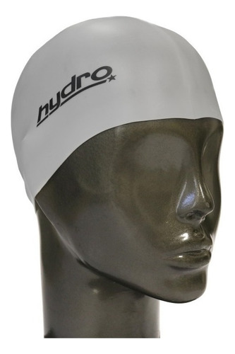  Hydro Silicona gorra natacion tamaño adulto color plateado