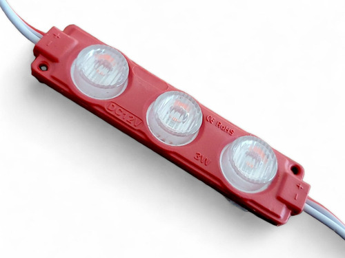 Modulo De Led Rojo Rigido De 3 Leds 7*2cm