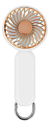 Ventilador Portátil De Mano, Recargable Por Usb Color Blanco