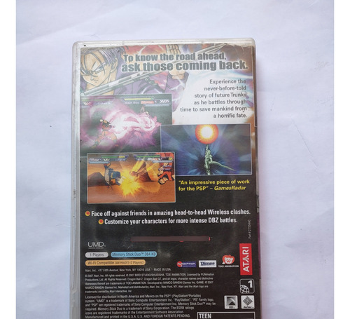 Dragon Ball Z Shin Budokai Another Road Psp (Usado)
