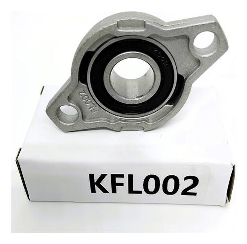 Kfl002 - Kit Com 02 Mancais Com Rolamento Para Eixo 15mm