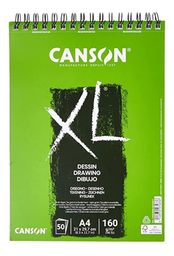 Canson Xl Croquera Dessin A4 21x29cm 160 G/m2