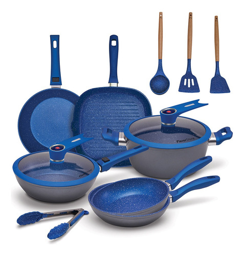 Batería De Cocina Flavorstone Ligth Family Set 12piezas