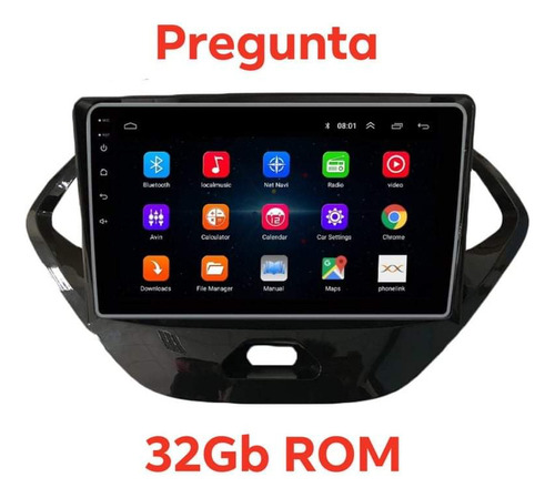 Radio Estéreo Ford Figo Android Wifi Gps Bt Touch