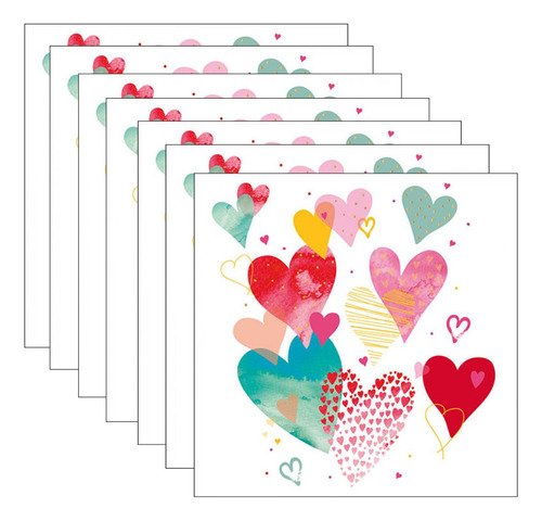 2 Guardanapos Para Decoupage Ambiente Com Amor Branco