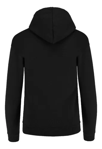 Sudadera Negra Capucha Caballero