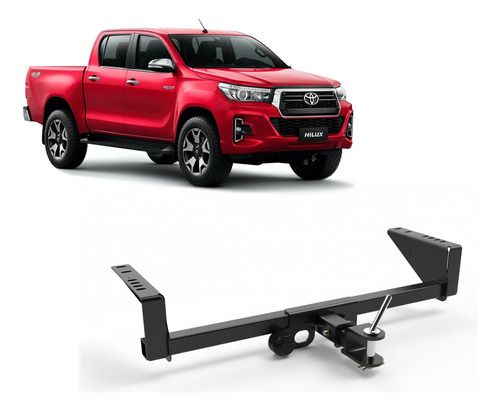 Enganche De Trailer Extraible Toyota Hilux Revo 2016+