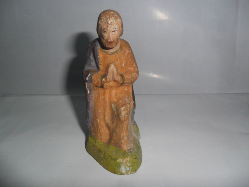 Antiguo Muñeco Muñeca Padre San Jose Santo Pesebre Navidad