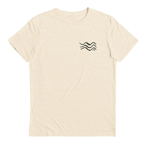 Remera Quiksilver Modelo Inner Guidance Beige Exclusiva