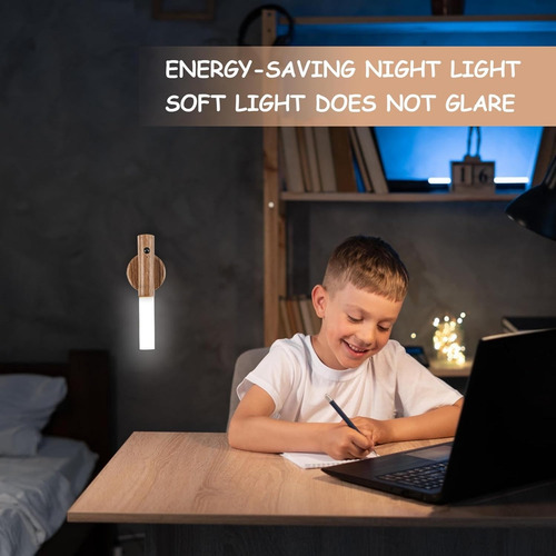 Aplique Magnetico Led Con Carga Usb Y Sensor De Movimiento