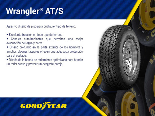 2- Llantas Wrangler At/s Goodyear 265/70r17 S113