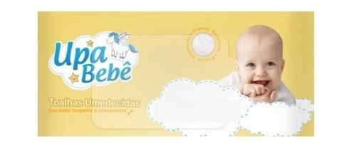 Kit 6 Toalhas Umedecidas Lenços 19x13cm 120unid Upa Bebê
