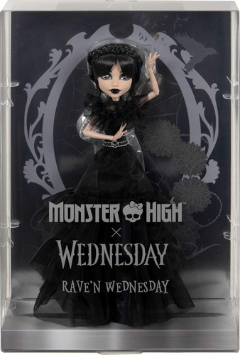 Mattel Muñeca Monster High Rave'n Wednesday