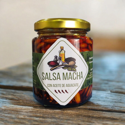 Salsa Macha Con Aceite De Aguacate - Frasco 250ml