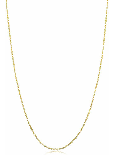 Kooljewelry 10k Collar Colgante De Cadena De Cuerda De Oro A