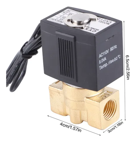 Electroválvula De Acción Directa G1/4 De 2 Vías Normalmente